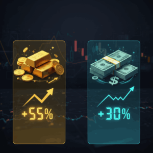 بازدهی طلا و دلار طلا بهتر است یا دلار؟ قیمت طلا و دلار، سرمایه گذاری بلند مدت، صندوق طلا، مقایسه سود طلا و دلار، سرمایه گذاری در طلا یا دلار