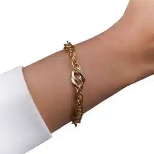 دستبند طلا بولد زنجیری