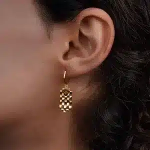 گوشواره طلا آویز طرح رولکسی