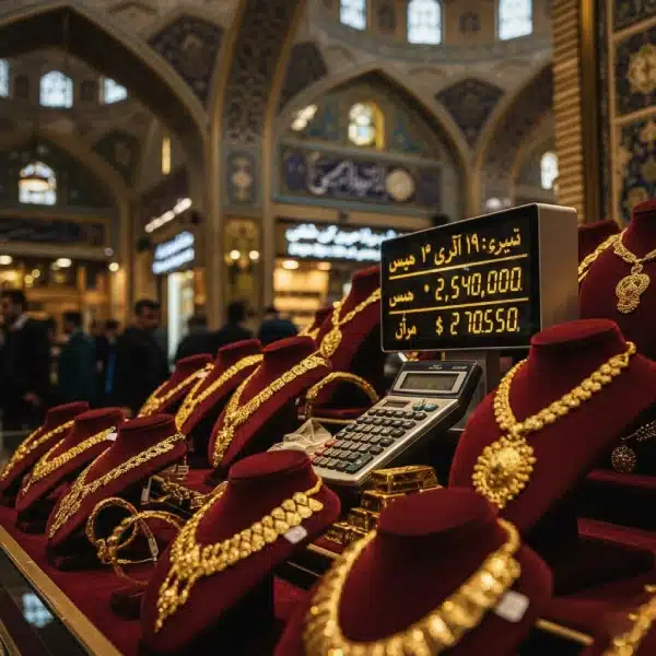 نحوه محاسبه قیمت طلا در بازار تهران
